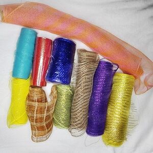 Vibrant Mesh Ribbon Lot